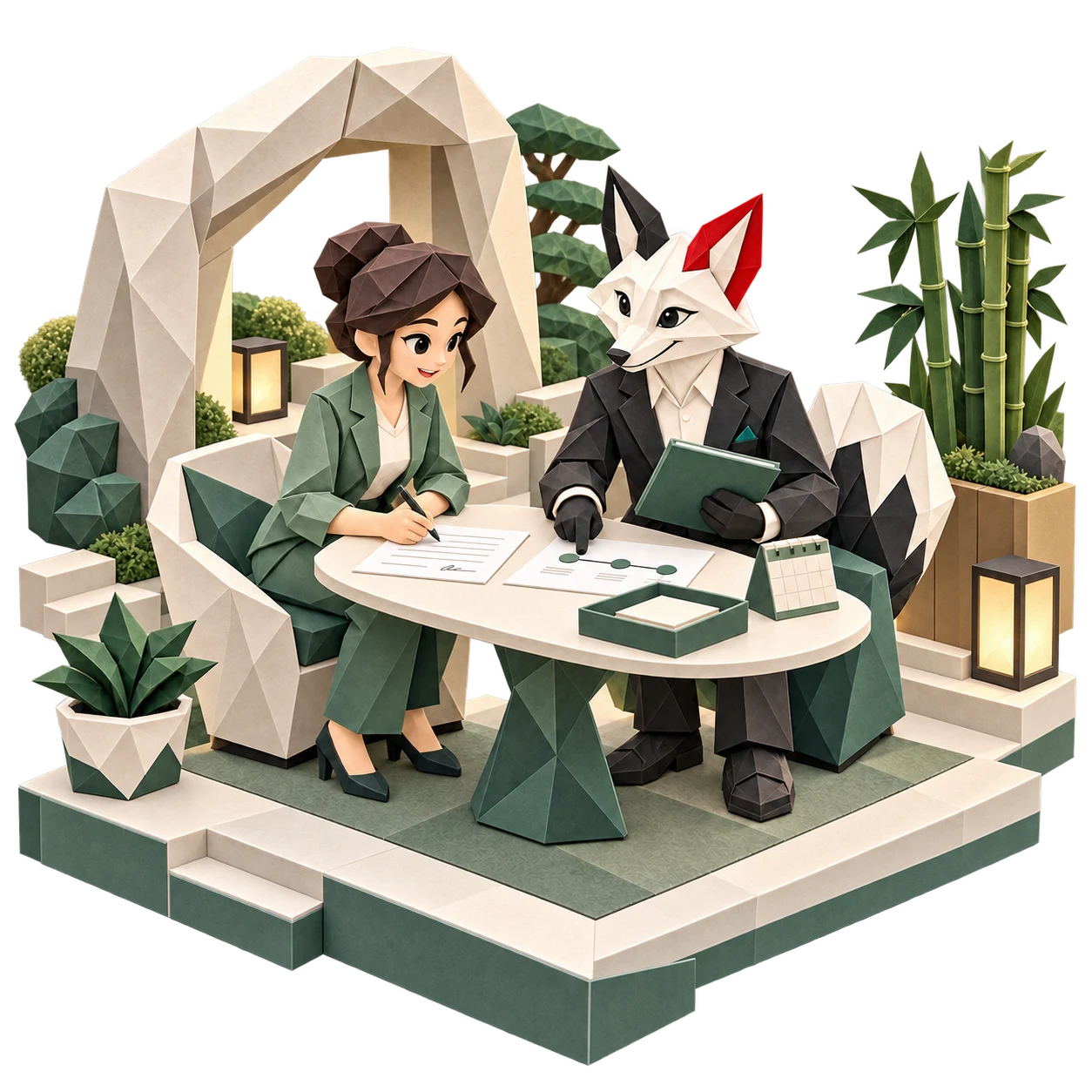 Foxy và khách hàng thống nhất kế hoạch triển khai.