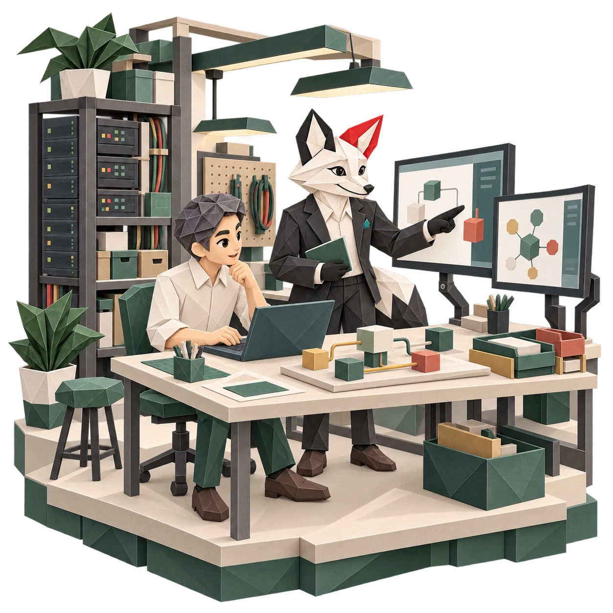 Foxy cùng khách hàng: Cùng xây dựng và kiểm chứng.